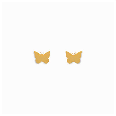 Mini Coquine Nature Butterfly Golden Earrings