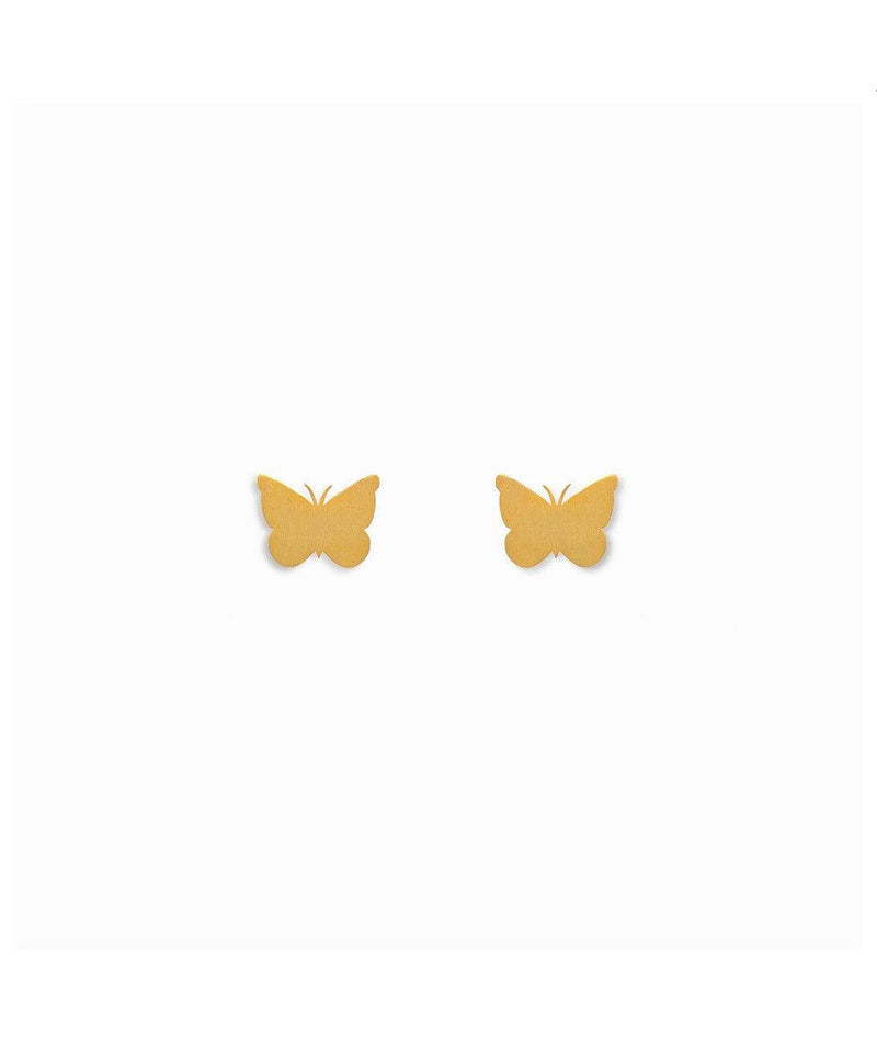 Mini Coquine Nature Butterfly Golden Earrings