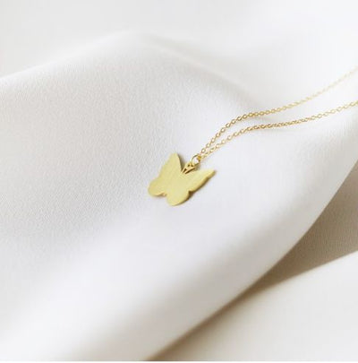 Mini Coquine Nature Butterfly Golden Necklace