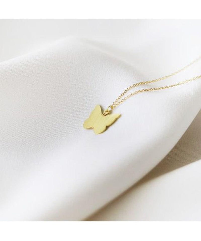 Mini Coquine Nature Butterfly Golden Necklace