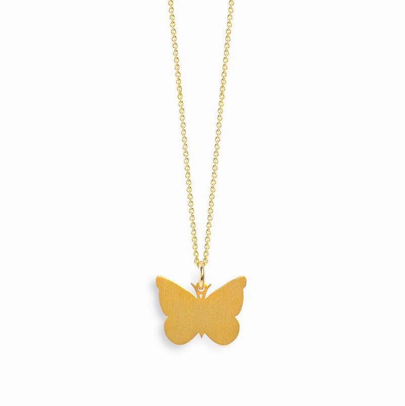 Mini Coquine Nature Butterfly Golden Necklace