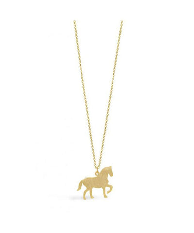 Mini Coquine Nature Horse Golden Necklace