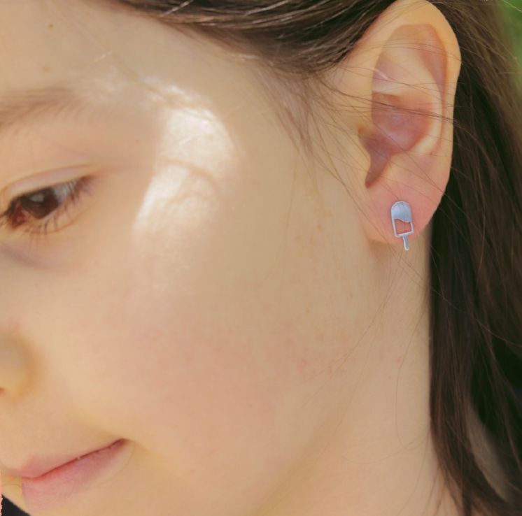 Mini Coquine Nature Icecream Golden Earrings