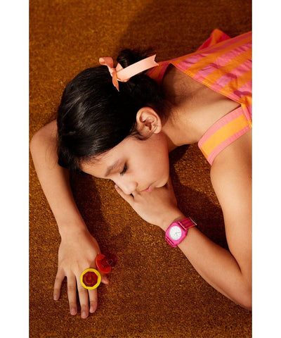 Mini Kyomo Watch Ruby Papaya