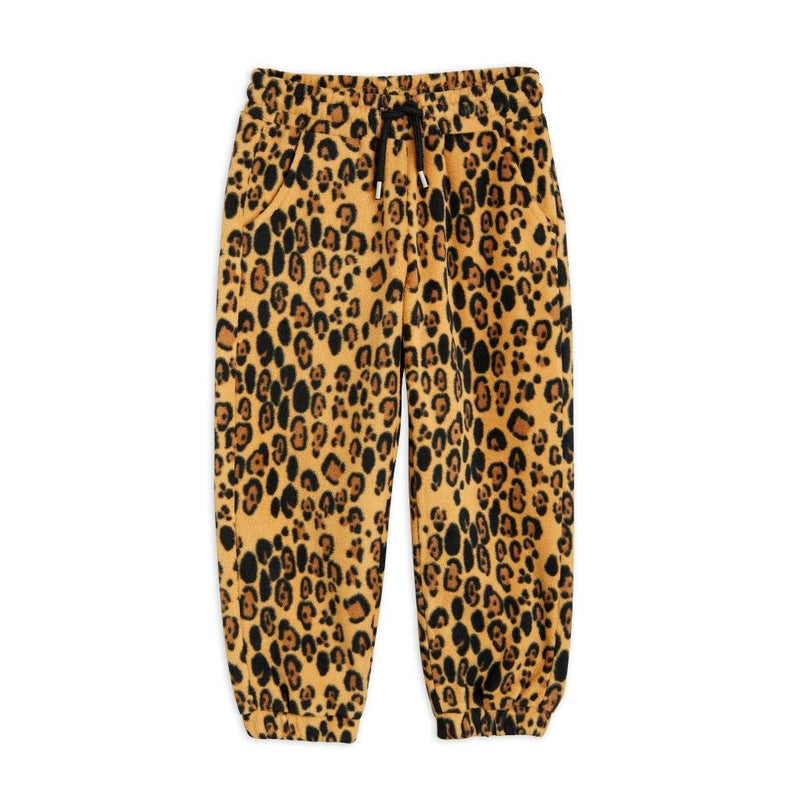 Mini Rodini Baby Basic Leopard Fleece Trousers - Studio Play