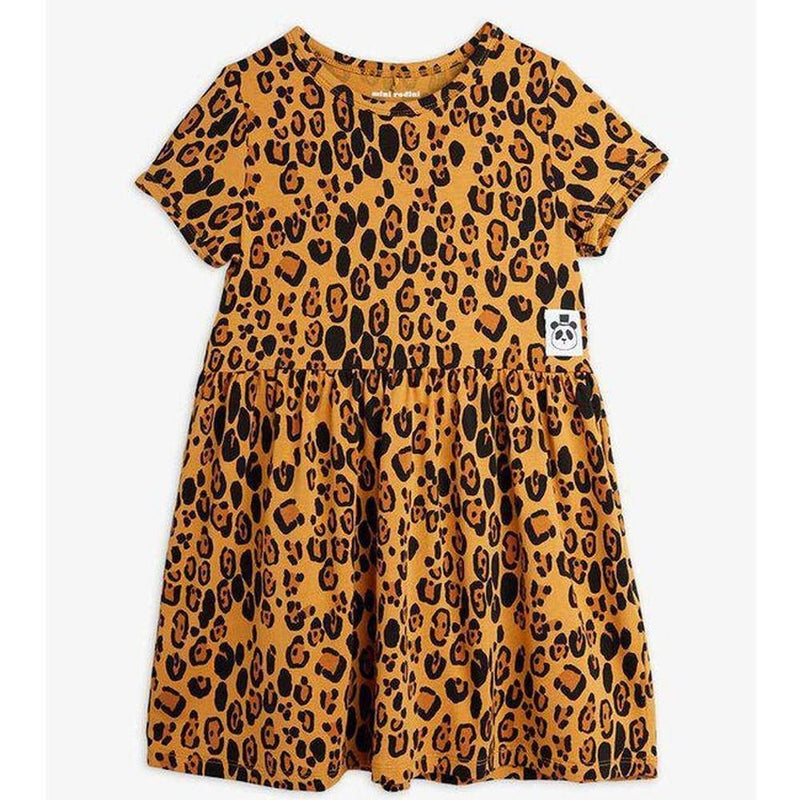 Mini Rodini Baby Basic Leopard Short Sleeve Dress - Studio Play