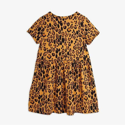 Mini Rodini Baby Basic Leopard Short Sleeve Dress - Studio Play