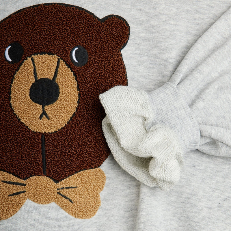 Mini Rodini Baby Bear Chenille Sweatshirt - Studio Play