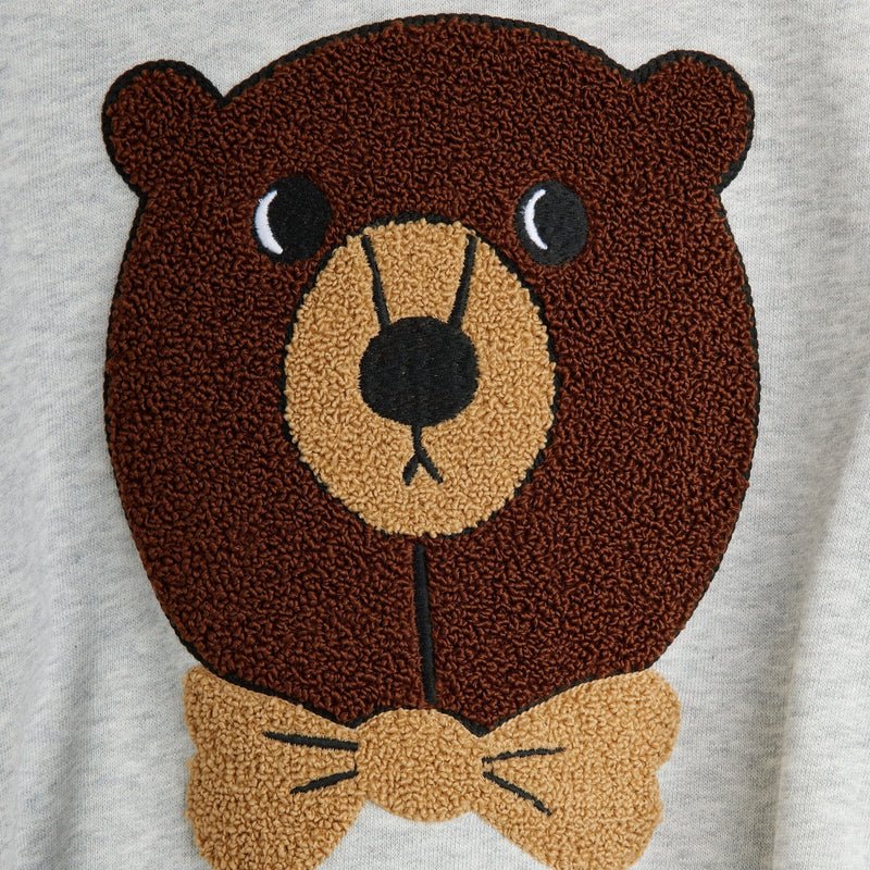 Mini Rodini Baby Bear Chenille Sweatshirt - Studio Play