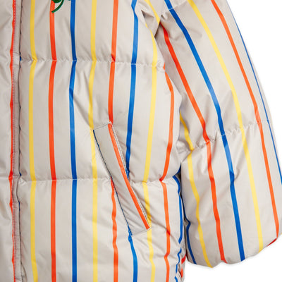 Mini Rodini Baby Clover Emb Stripe Citypuffer - Studio Play