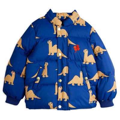 Mini Rodini Baby Dino Aop Hooded Puffer - Studio Play