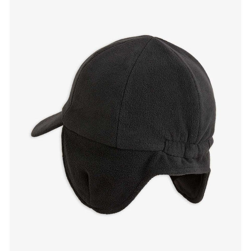 Mini Rodini Baby Microfleece cap Black - Studio Play