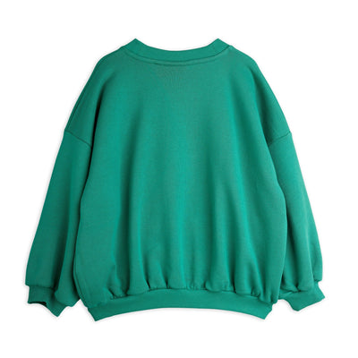 Mini Rodini Baby Ritzratz Emb Sweatshirt Green
