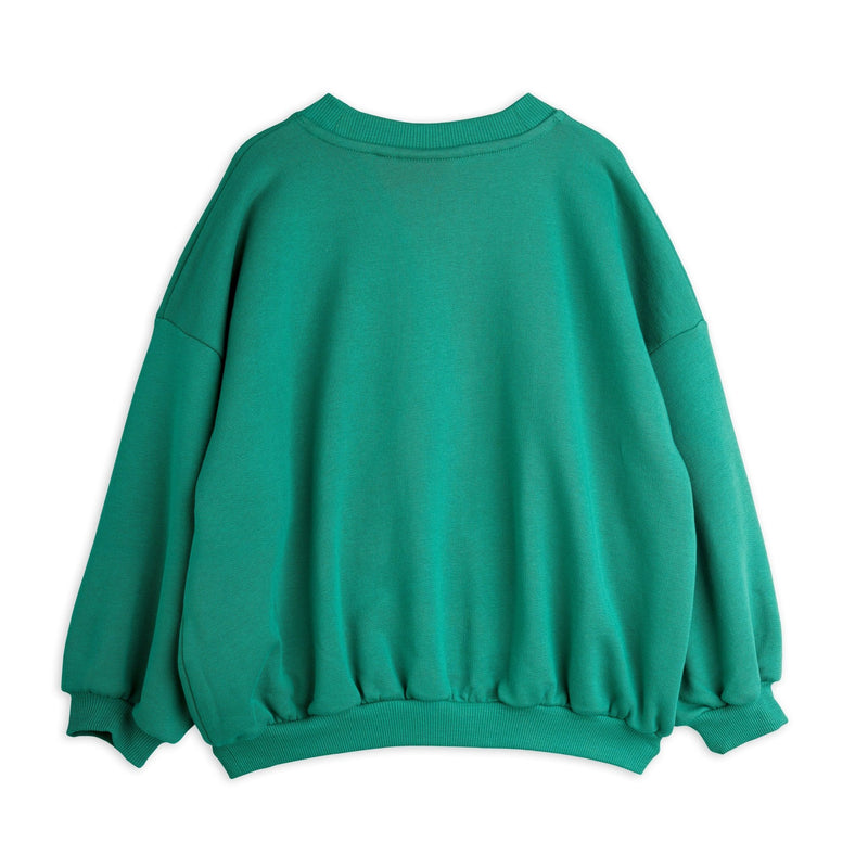 Mini Rodini Baby Ritzratz Emb Sweatshirt Green