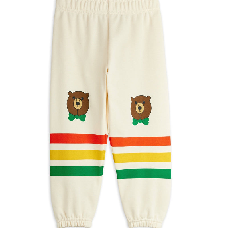 Mini Rodini Bear Stripe Sweatpants