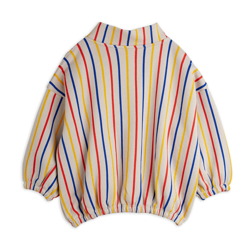 Mini Rodini Clover Emb Half Zip Sweatshirt