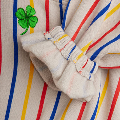 Mini Rodini Clover Emb Half Zip Sweatshirt