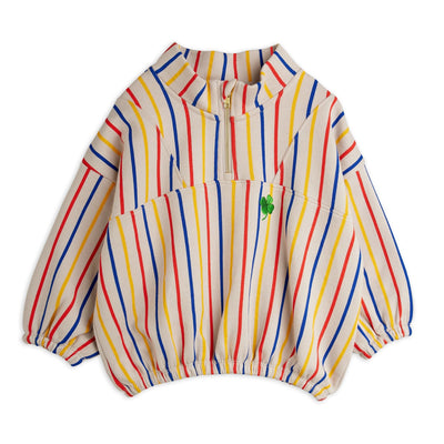 Mini Rodini Clover Emb Half Zip Sweatshirt