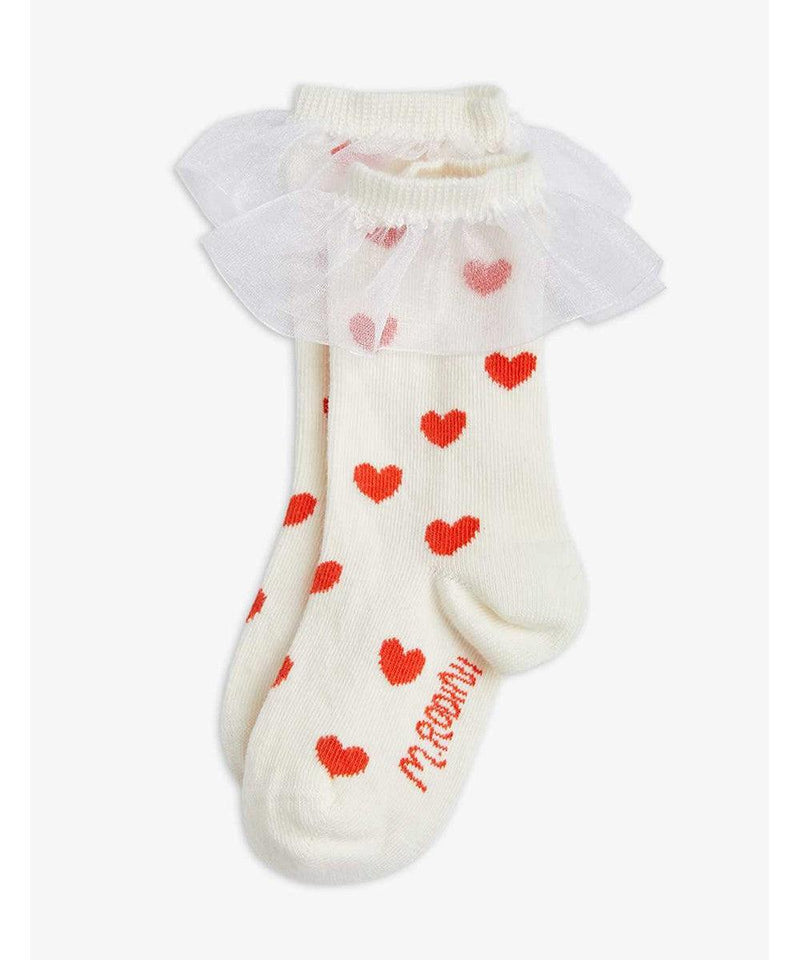 Mini Rodini Hearts Frill Socks