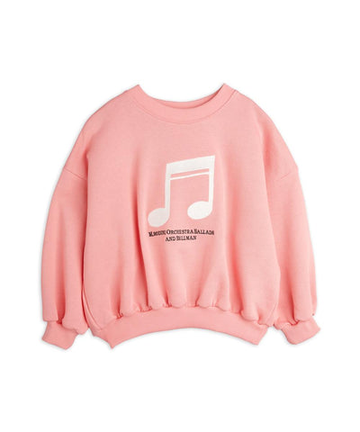 Mini Rodini Note Sweatshirt Pink