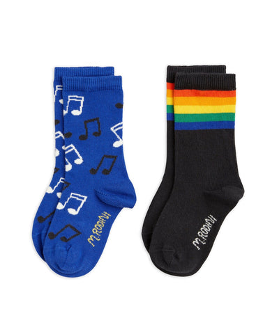 Mini Rodini Rainbow Socks 2-Pack