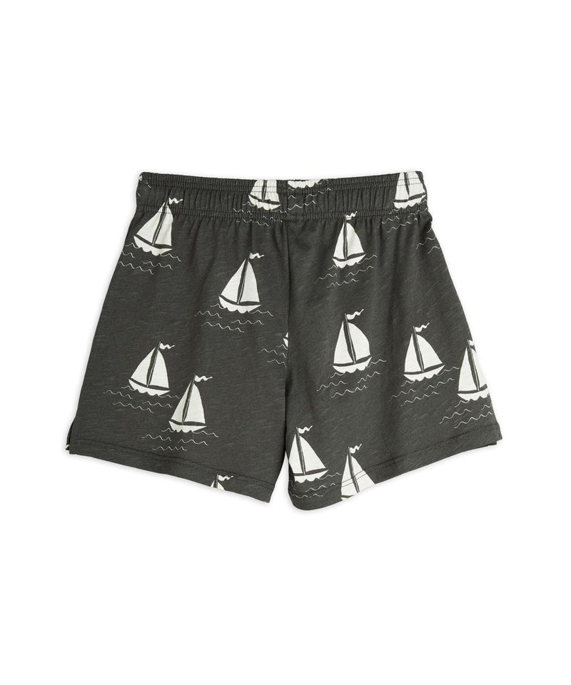 Mini Rodini Sailing boats aop shorts Grey