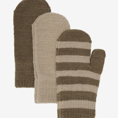Minymo Magic Mittens Knit 3 - Pack Caribou - Studio Play