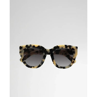 Monokel Zonnebril Cleo Black/White Havana Grey Lens - Studio Play