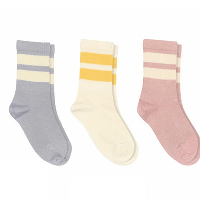 Mp Denmark Anker Socks 3 - pack Silver Pink - Studio Play