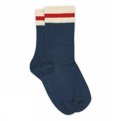 Mp Denmark Benny Socks Dark Denim 1128