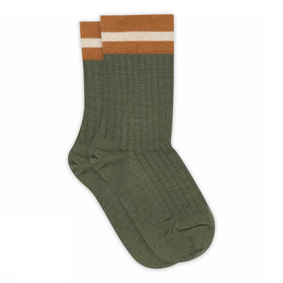 Mp Denmark Benny Socks Olivine 1235
