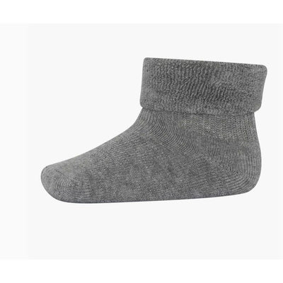 Mp Denmark Cotton Baby Socks 491 Grey melange - Studio Play