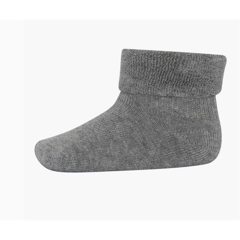 Mp Denmark Cotton Baby Socks 491 Grey melange - Studio Play