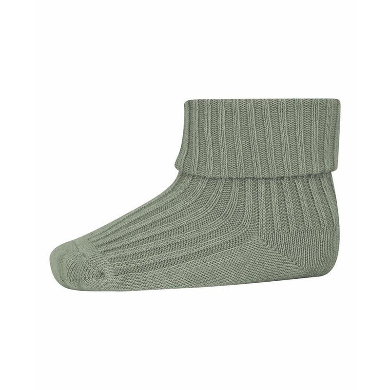 Mp Denmark Cotton Rib Baby Socks Lily Pad 115 - Studio Play
