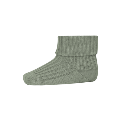 Mp Denmark Cotton Rib Baby Socks Lily Pad 115 - Studio Play