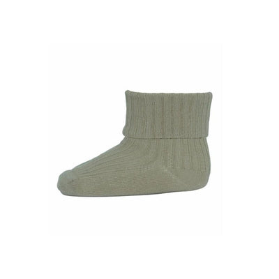 Mp Denmark Cotton Rib Baby Socks Moonstone 3049 - Studio Play