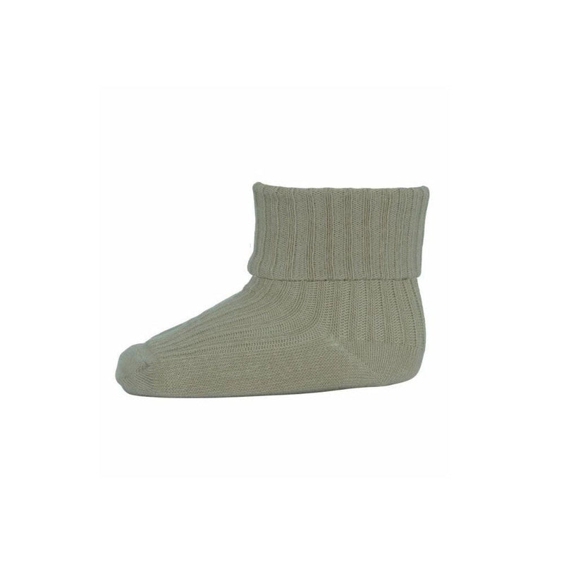 Mp Denmark Cotton Rib Baby Socks Moonstone 3049 - Studio Play
