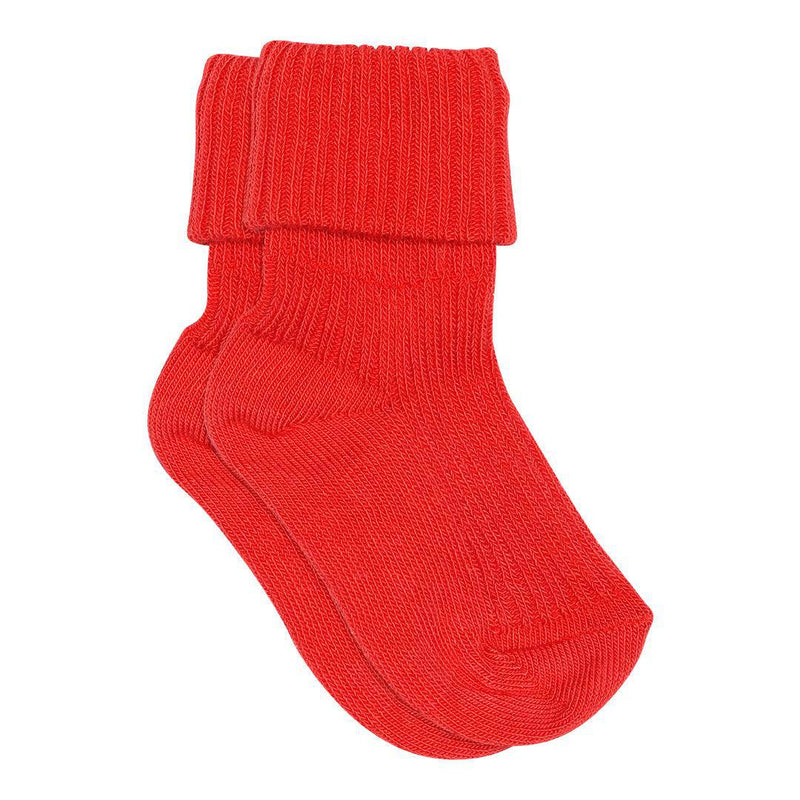 Mp Denmark Cotton Rib Baby Socks Tomato 1315