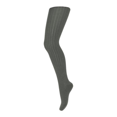 Mp Denmark Cotton Rib Tights Agave Green