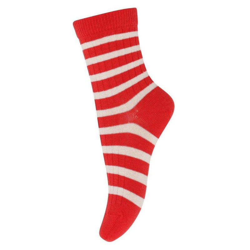 Mp Denmark Eli Socks color 1315 Tomato - Studio Play