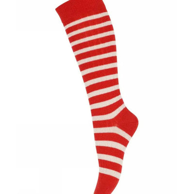 Mp Denmark Elis Knee Socks 89019 Tomato 1315 - Studio Play