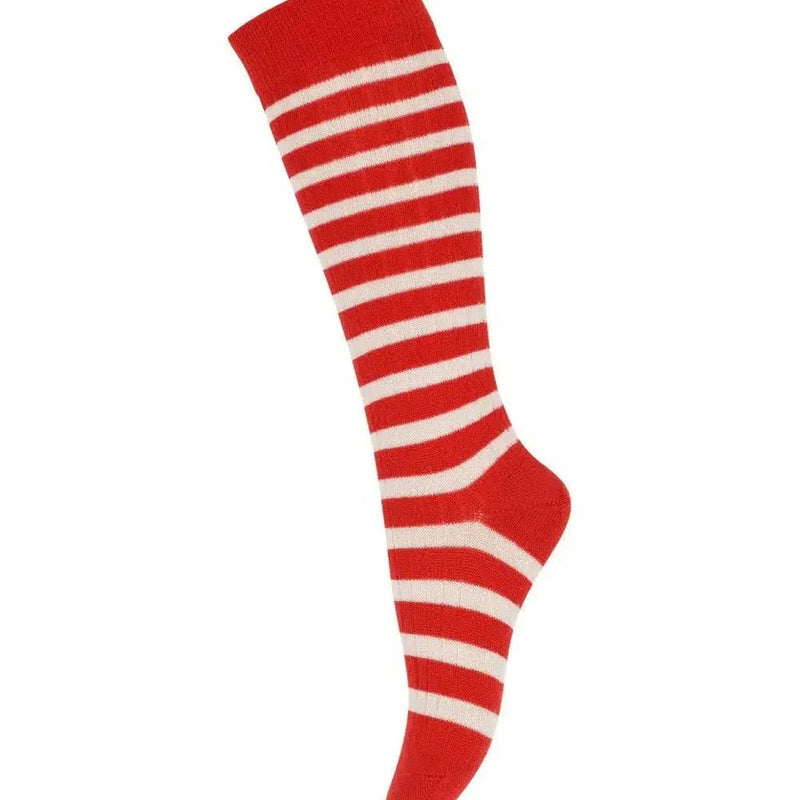 Mp Denmark Elis Knee Socks 89019 Tomato 1315 - Studio Play