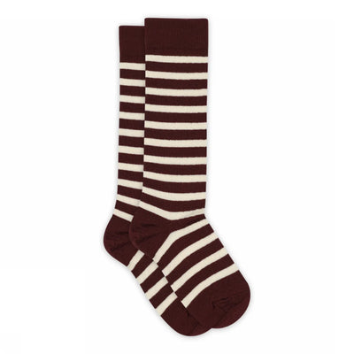 Mp Denmark Elis Knee Socks Wine Red 1451