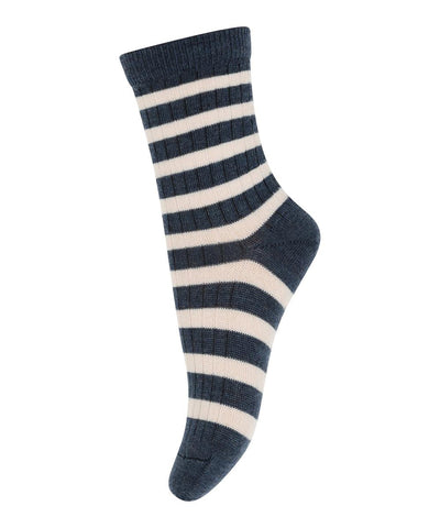 Mp Denmark Elis Socks 79200 Dark Denim Melange 498