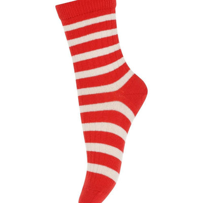 Mp Denmark Elis Socks Tomato 1315 - Studio Play