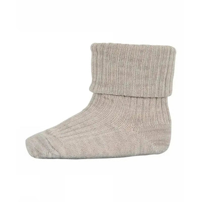 Mp Denmark Hilde Baby Socks 59057 Beige Melange 108 - Studio Play