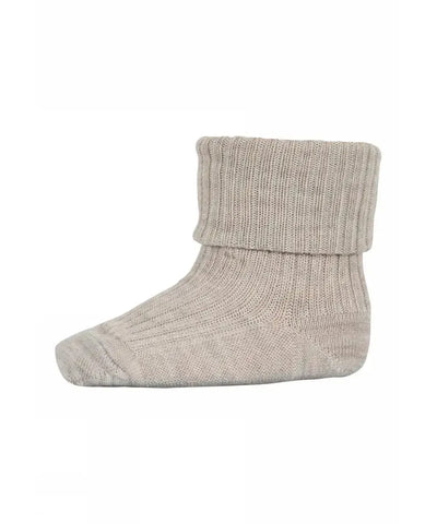 Mp Denmark Hilde Baby Socks 59057 Beige Melange 108