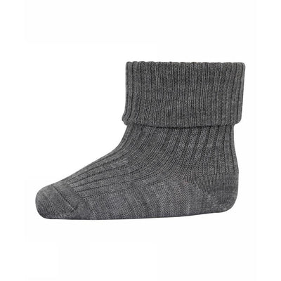Mp Denmark Hilde Baby Socks 59057 Grey Melange 491 - Studio Play