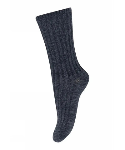 Mp Denmark Quinn Socks 59055 Dark Denim Melange 498