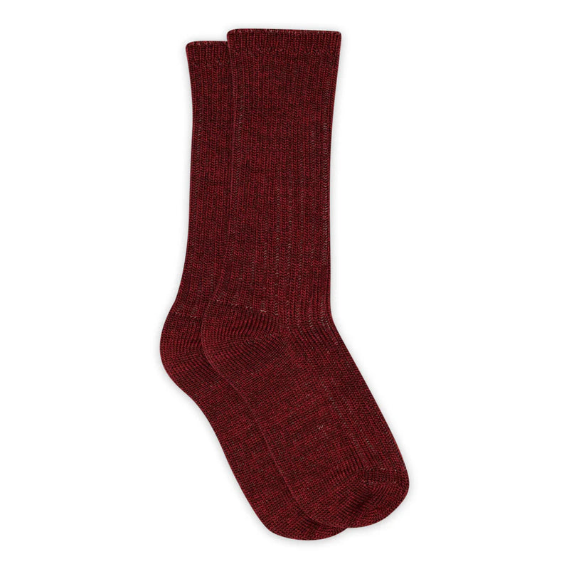 Mp Denmark Quinn Socks Wine Red 1451
